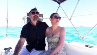 Croisette, boat trip: in Cannes, Amandine Pellissard and Chat-Bite are stars