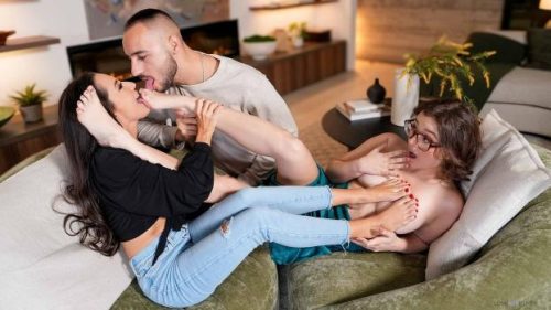Three is Better Than One – Freya Von Doom & Leana Lovings
